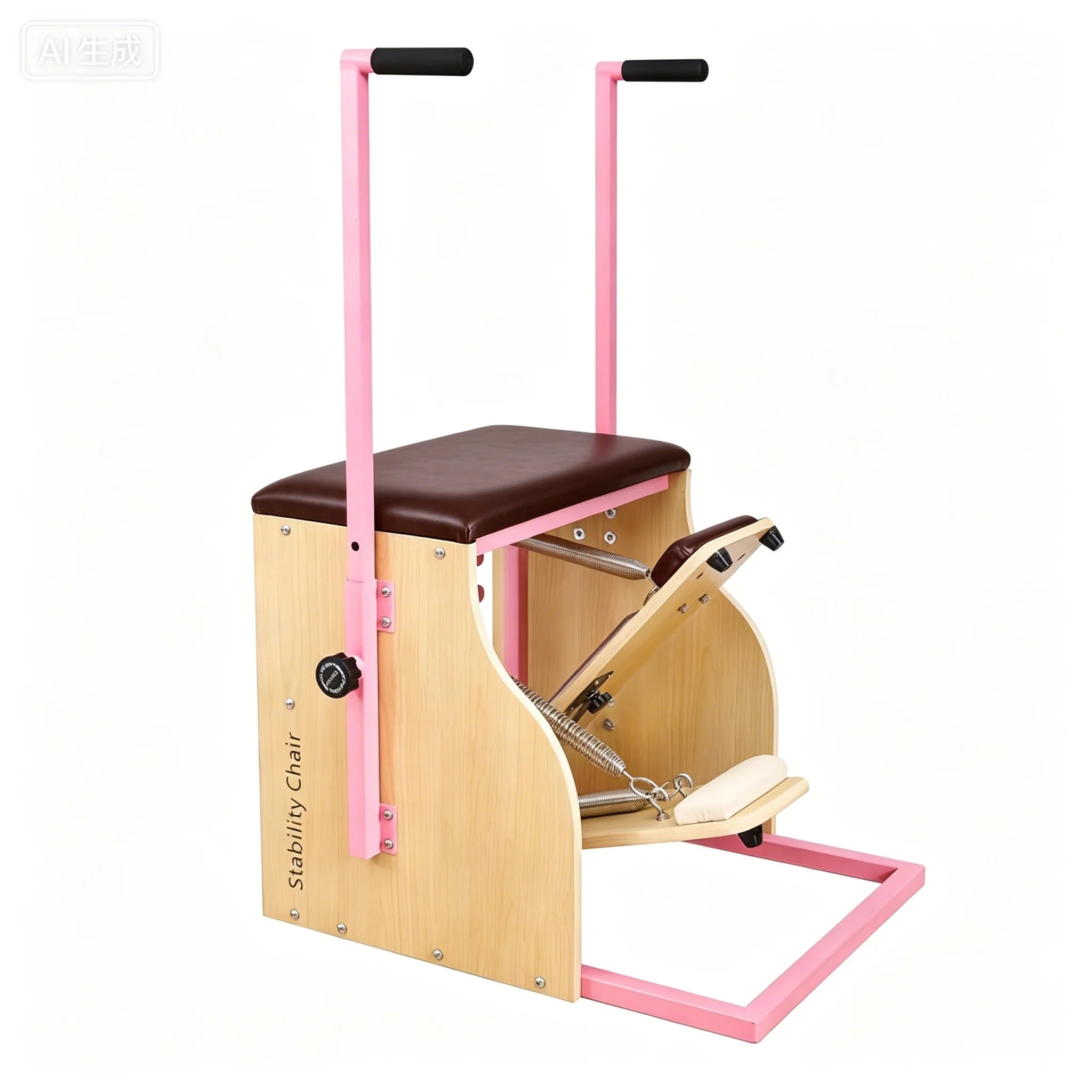 Solid Maple Wood Pilates Wunda Chair Split Pedal Handles