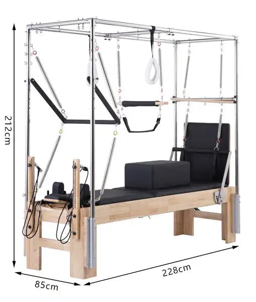 Oak Wood Pilates Reformer Cadillac Professional Studio Equipment