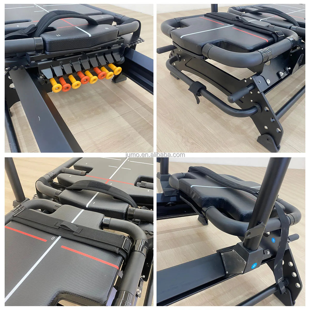 L3K Aluminum Pilates Reformer Commercial Grade Black