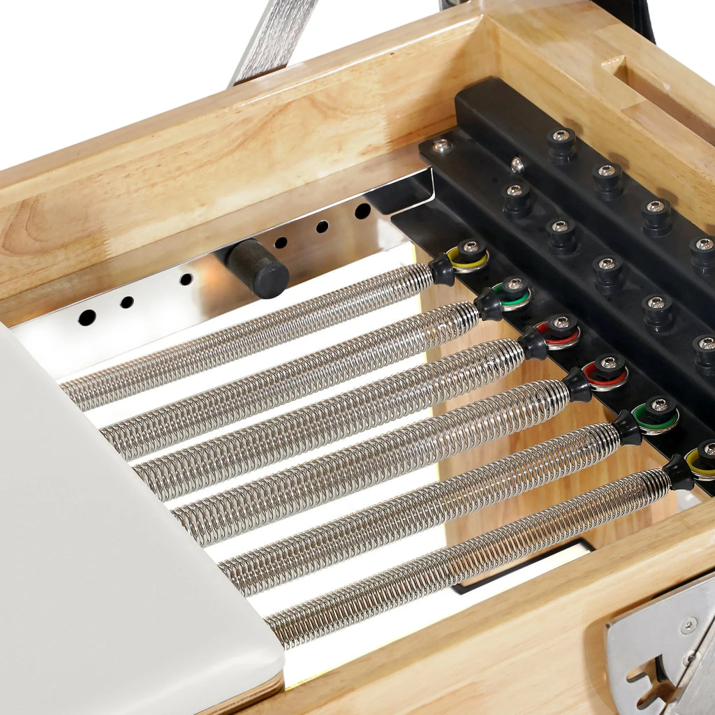 Professional Oak Wood Cadillac Reformer Customizable 228cm