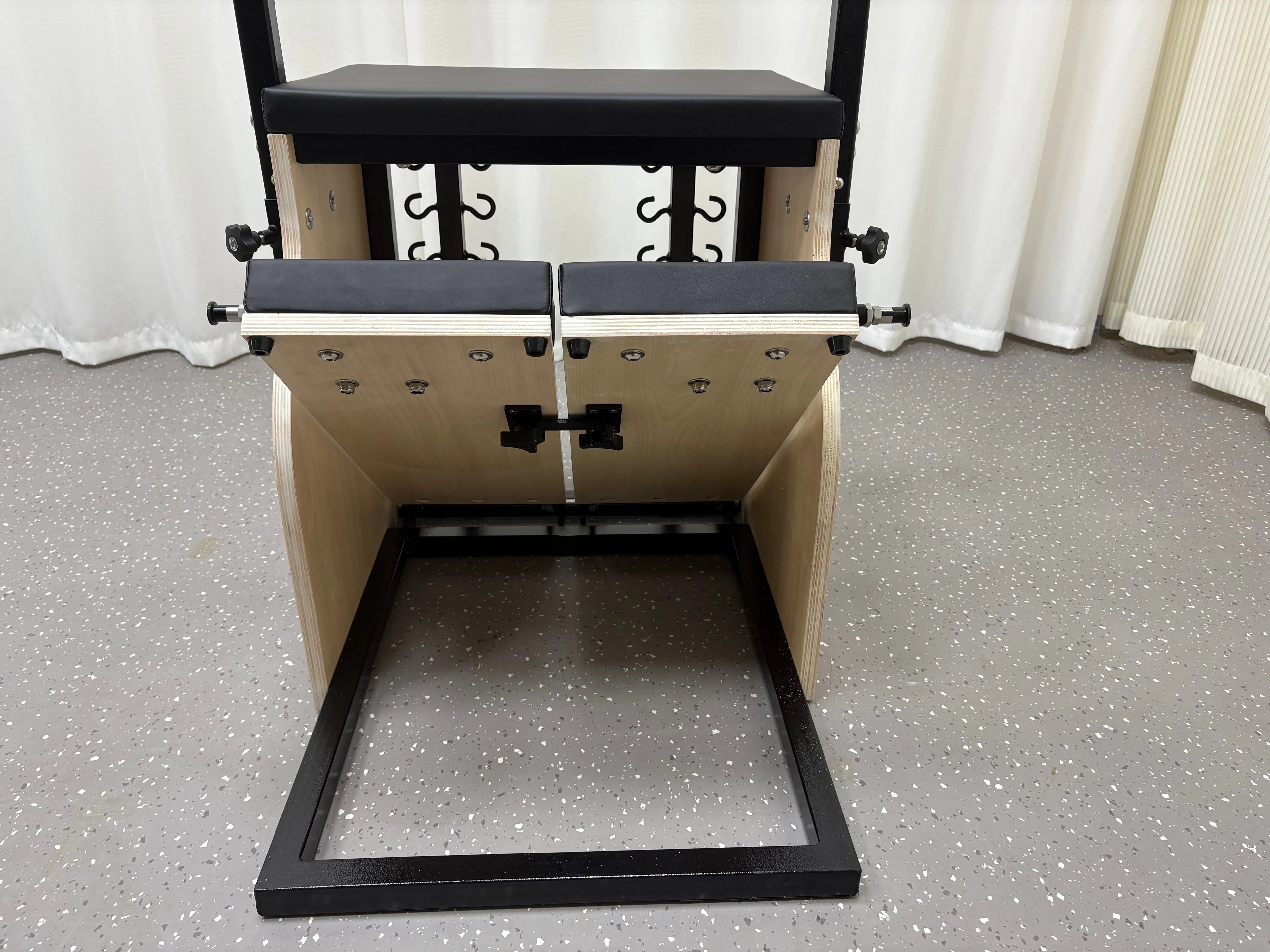 Professional Studio Pilates Wunda Chair Split Pedals Black