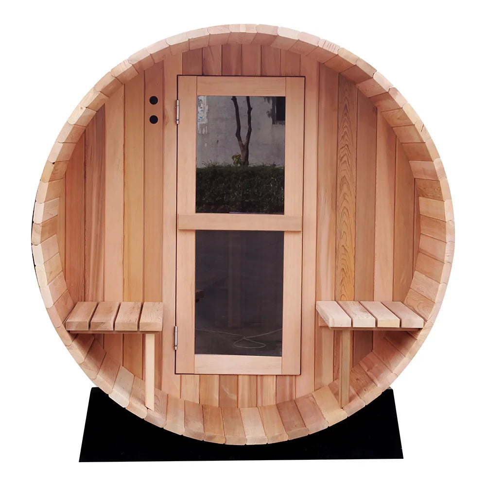 Custom Barrel Sauna Red Cedar Alfresco Outdoor Living Australia