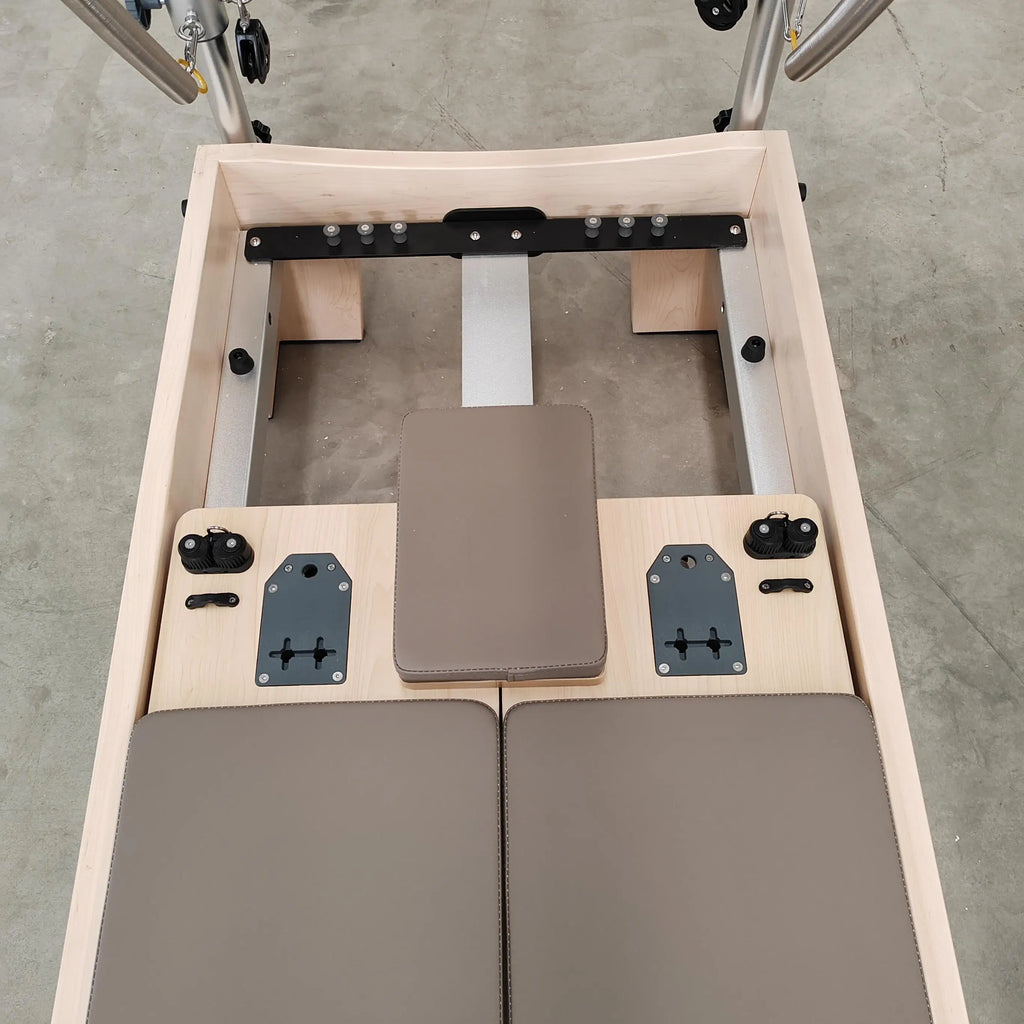 Professional Split Carriage Maple Wood Pilates Reformer Tower