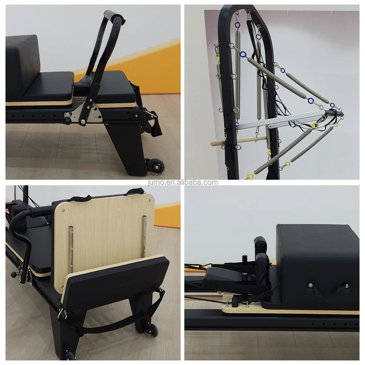 Aluminum Alloy Reformer Pilates Machine with Half Tower