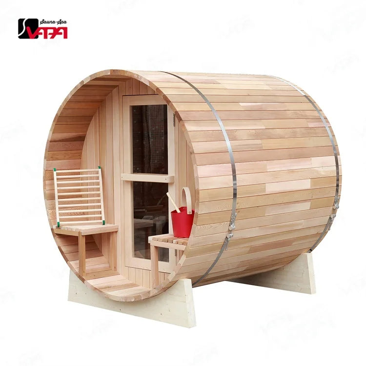 Custom Outdoor Sauna Red Cedar Barrel Alfresco Outdoor Living Australia