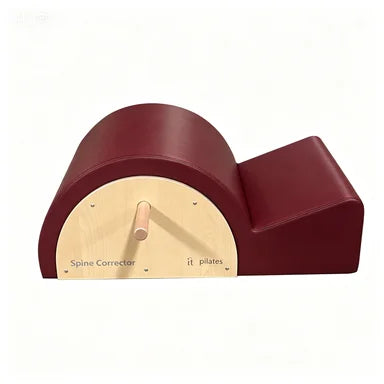 Adjustable Maple Wood Pilates Spine Corrector with Dense Foam Padding