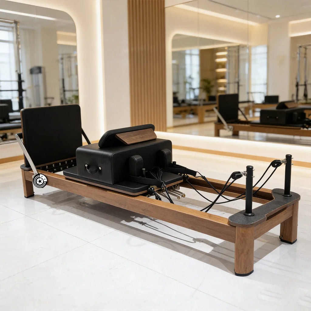 Commercial Adjustable Studio Quality Aluminum Pilates Reformer Unit