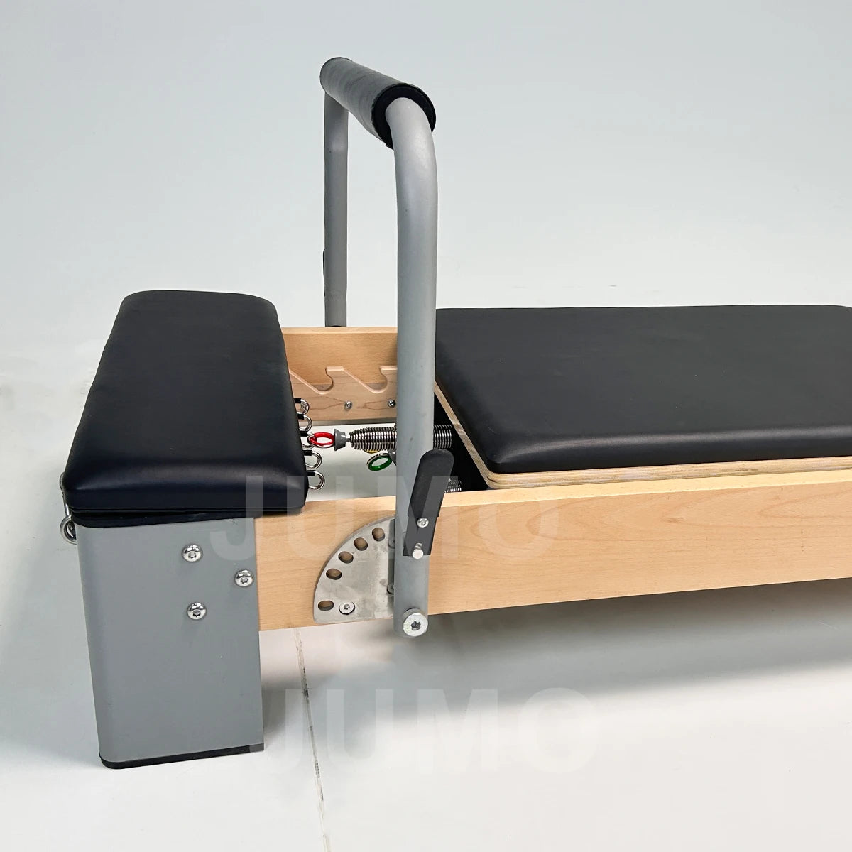 Professional Beech Wood Pilates Reformer Adjustable Footbar 2360mm