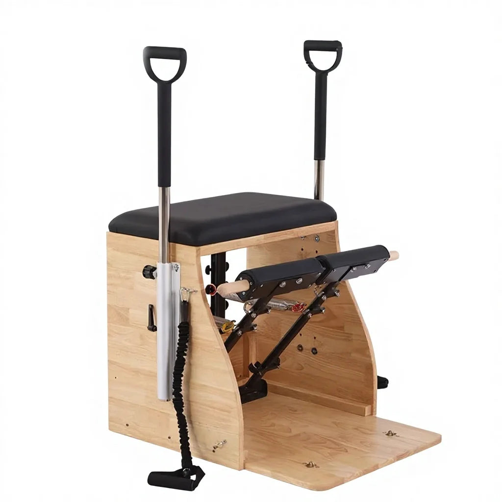 Adjustable Oak Pilates Wunda Chair Studio Grade Equipment