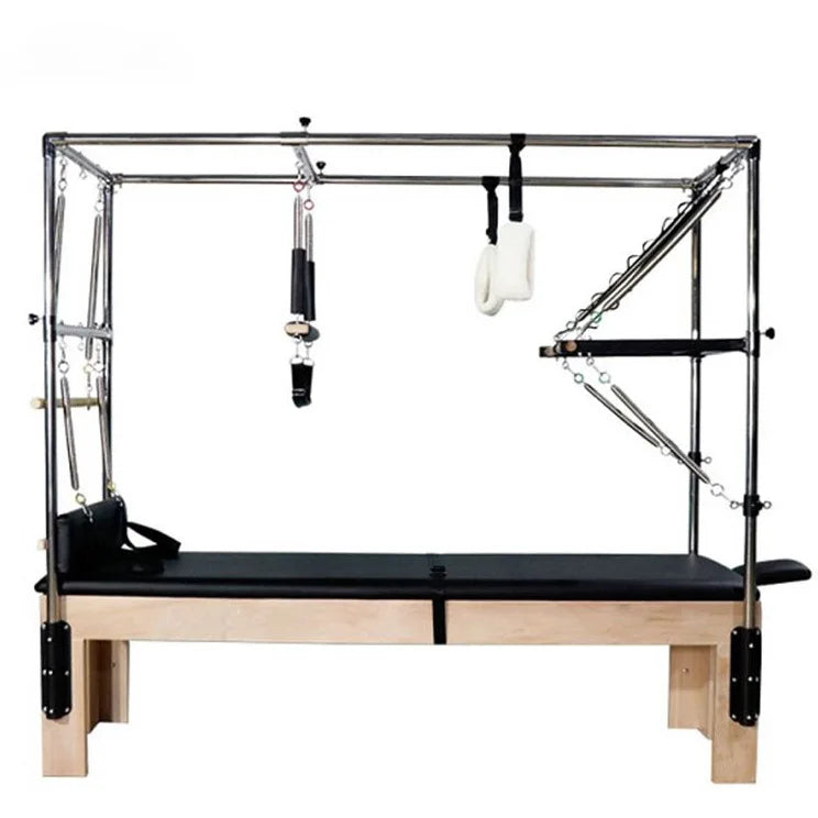Oak Wood Pilates Reformer Cadillac 2440 x 770 x 2100 cm