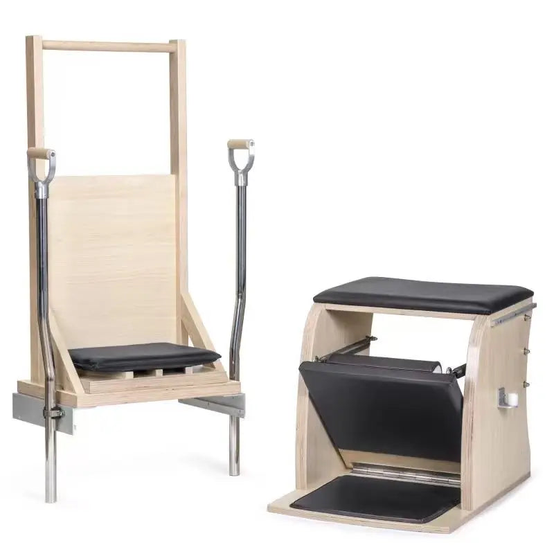 Pilates Wunda Chair Studio Training Equipment Adjustable Maple Wood