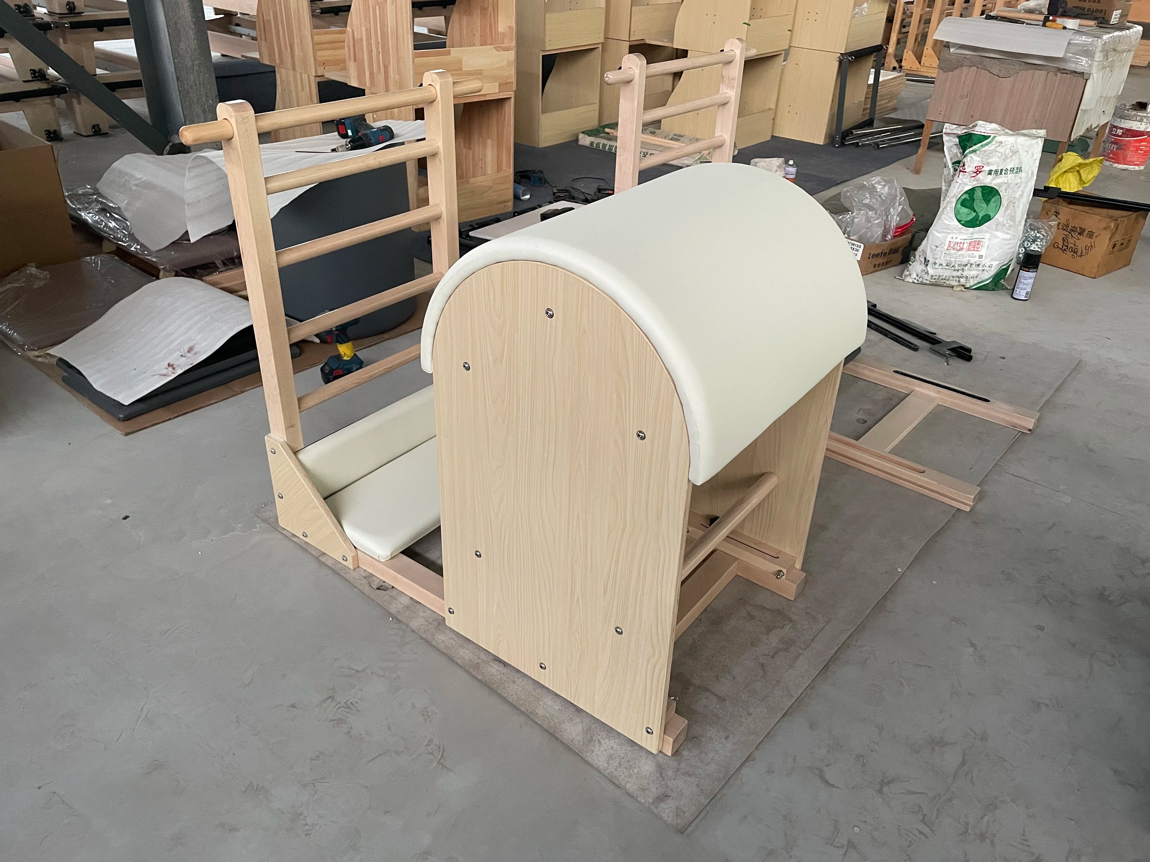 Maple Pilates Ladder Barrel Studio Equipment Adjustable Design
