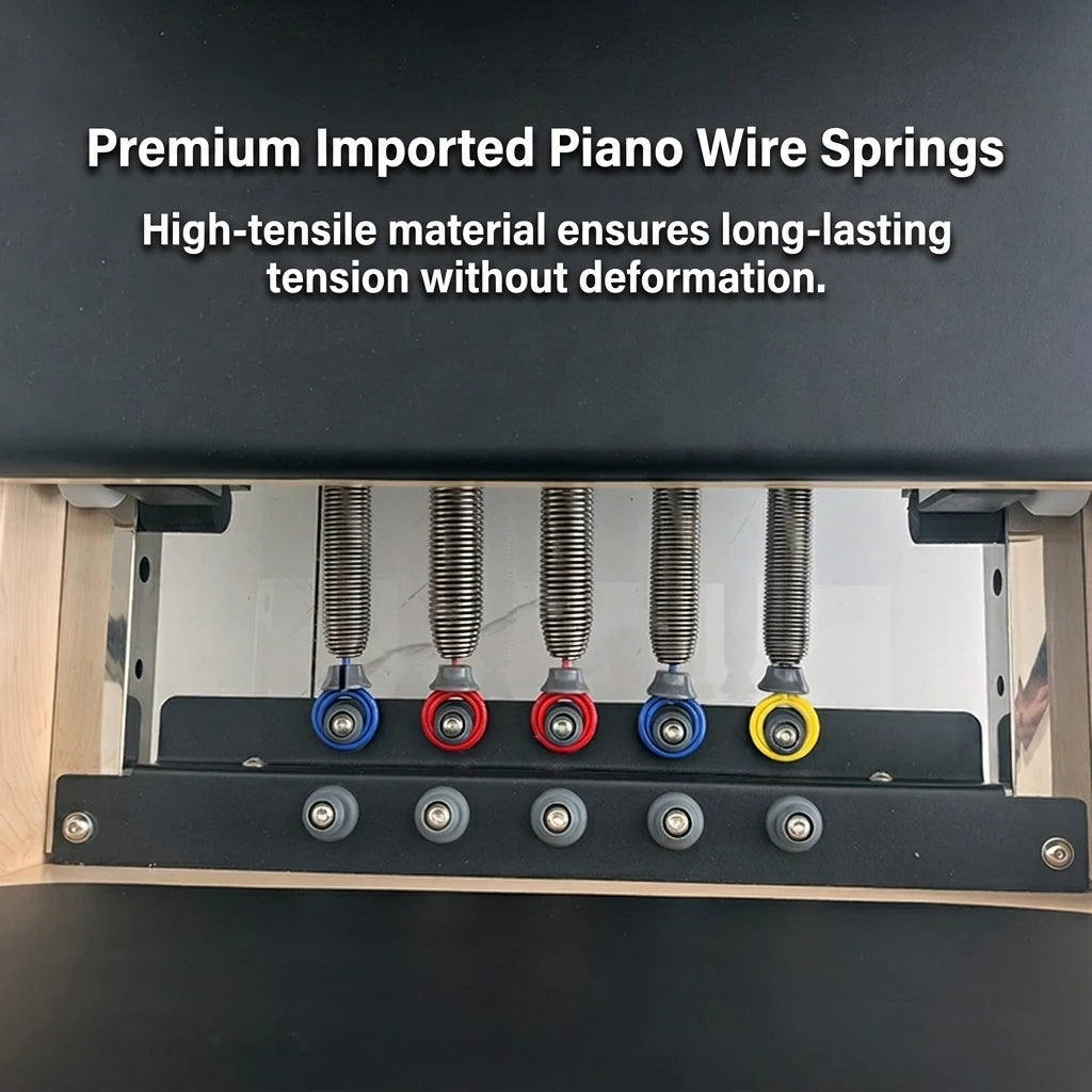 JUMO Professional Maple Wood Pilates Reformer Folding Luxury Equipment