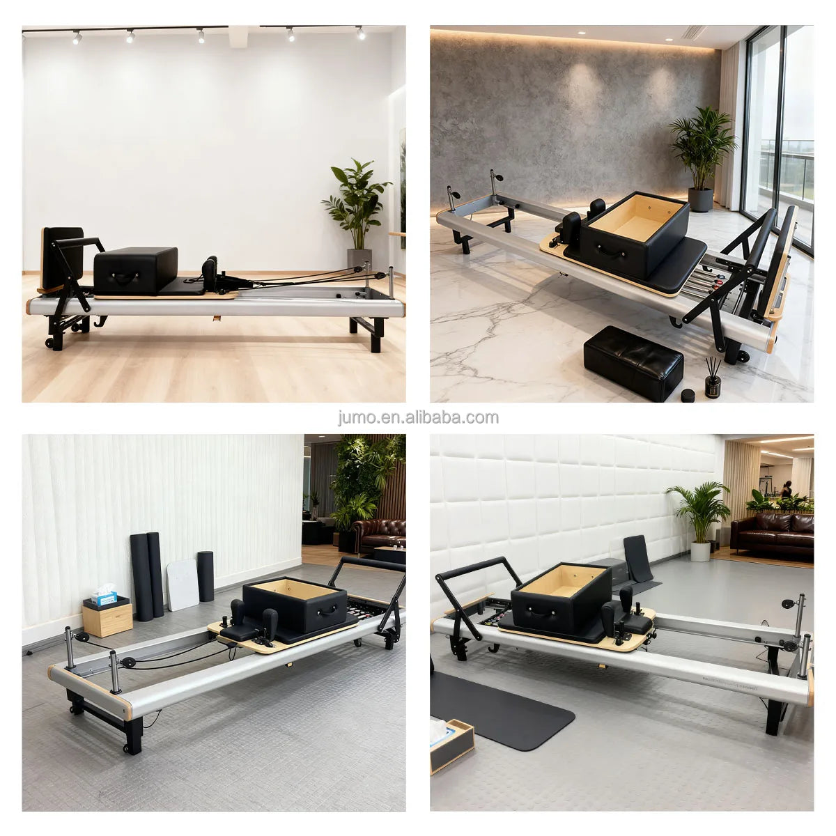 Professional Aluminum Pilates Reformer Bed With Korean Spring