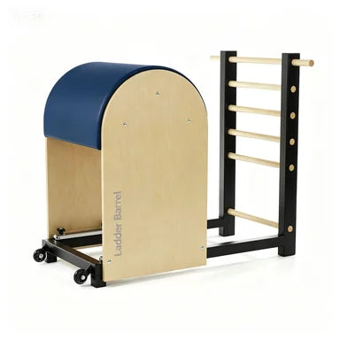 Maple Wood Pilates Ladder Barrel Studio Training Equipment White 119x82x101cm