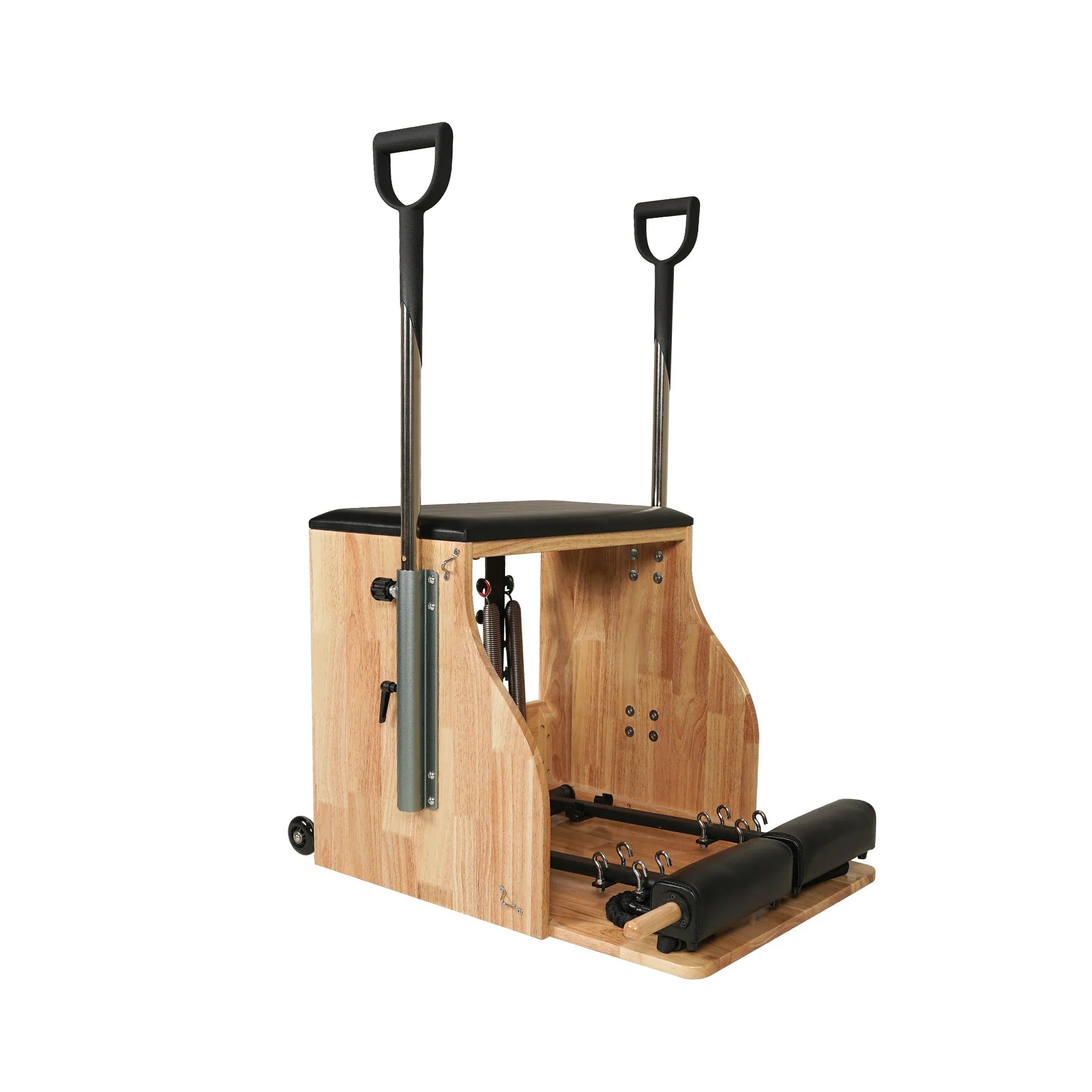 Oak Wood Wunda Pilates Chair Adjustable Portable Fitness Equipment