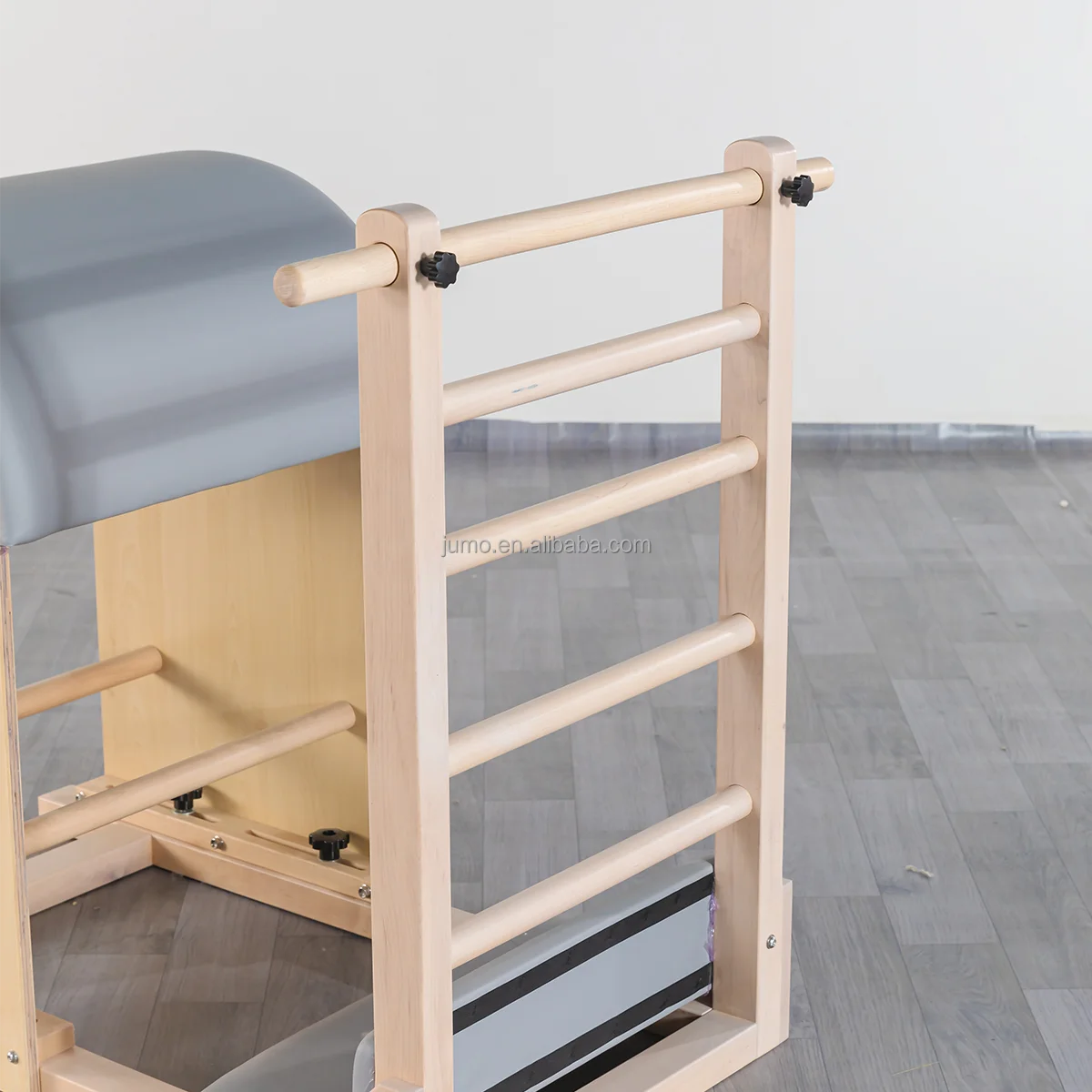 Pilates Ladder Barrel Maple Wood Gray 1100x620x990mm