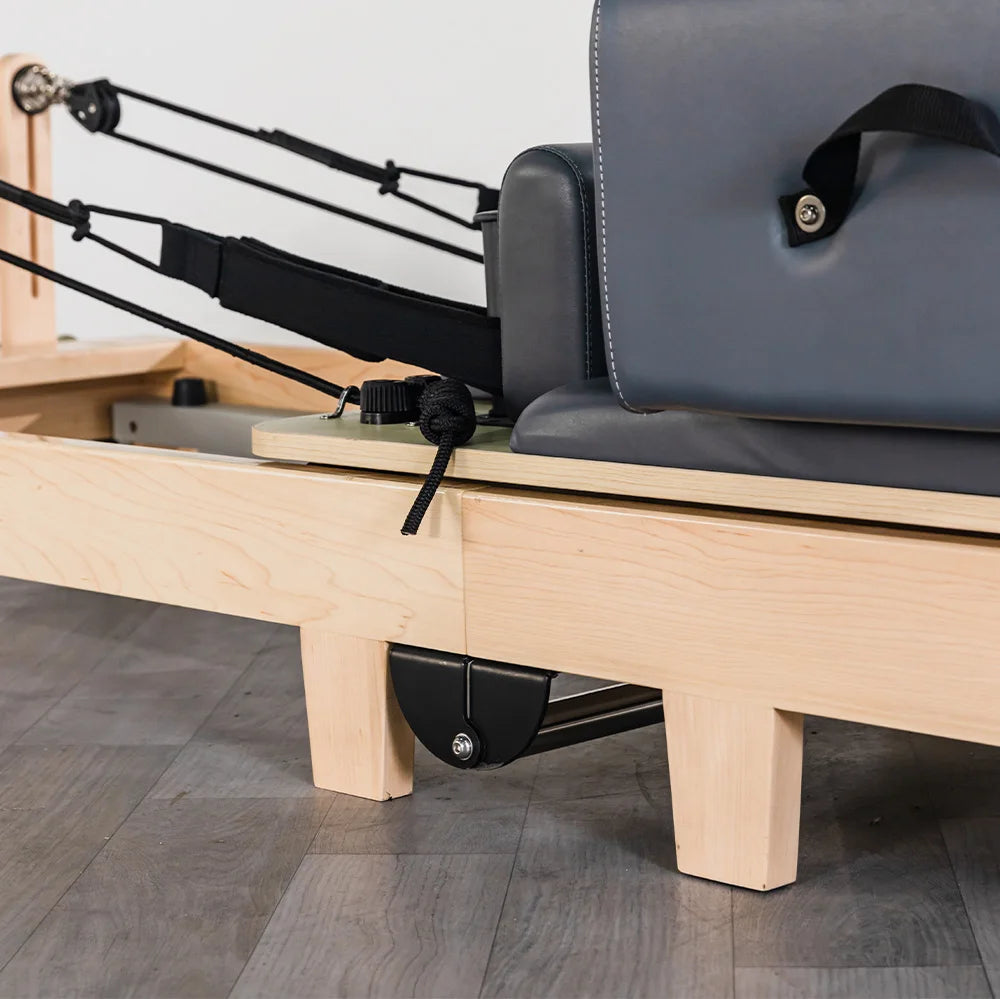 JUMO Foldable Maple Wood Pilates Reformer Studio Equipment Black