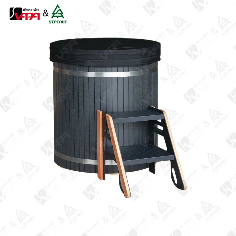 Custom Cold Plunge Therapy System Modern Minimalist Alfresco Outdoor Living Australia