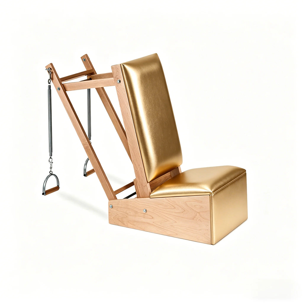 Adjustable Wunda Pilates Chair for Studio and Home Black