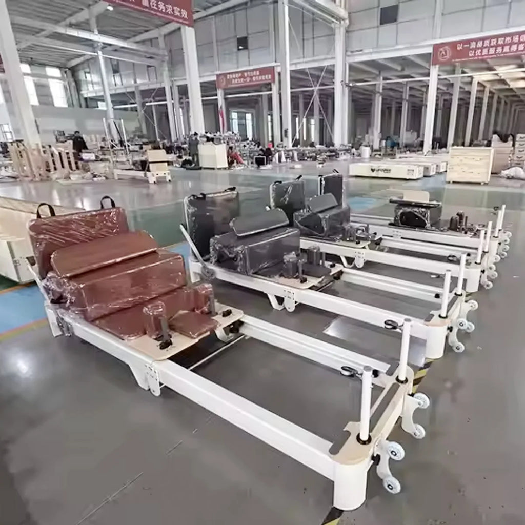JUMO Aluminum Pilates Reformer Studio Grade Gray 2370mm