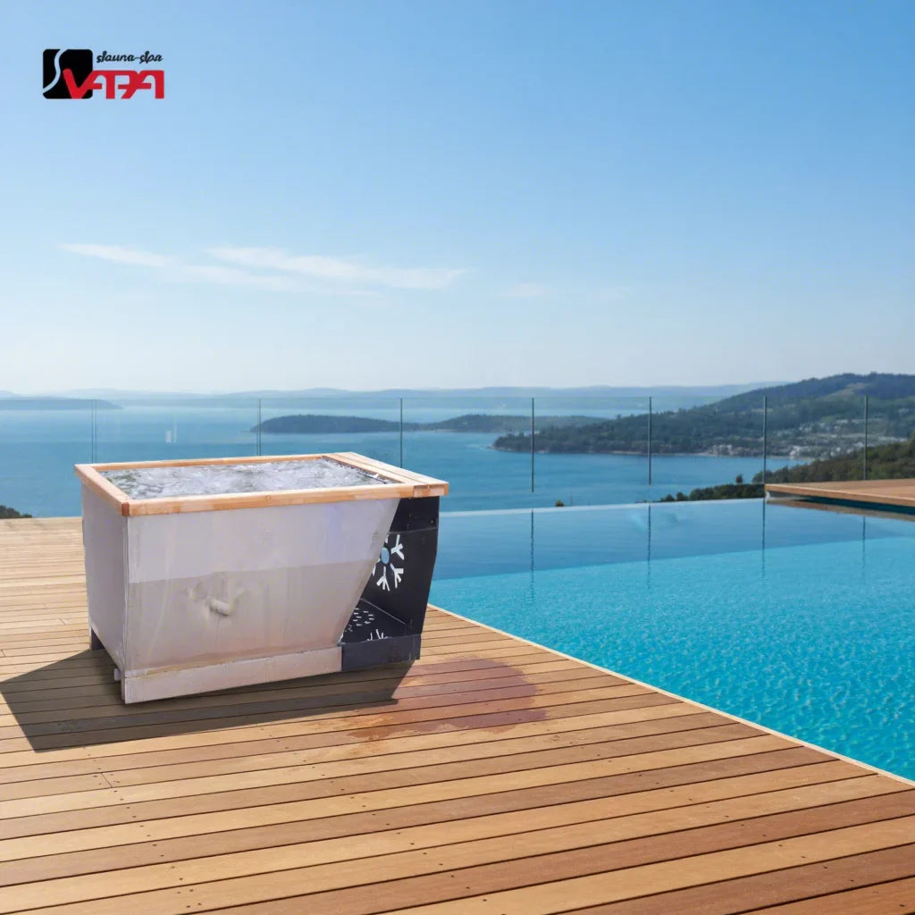Stainless Steel Cold Plunge Tub Modern Design Alfresco Outdoor Living Australia