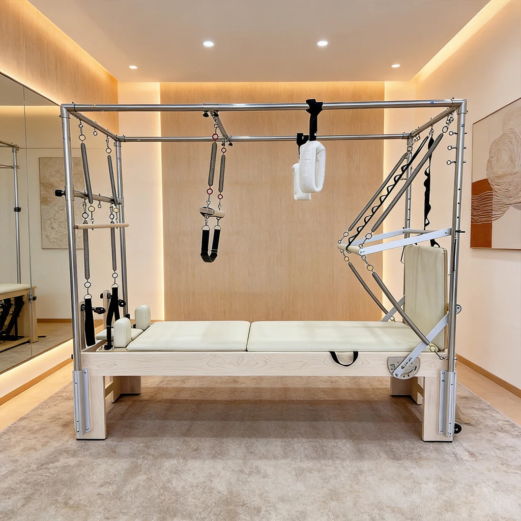 Maple Wood Pilates Reformer Cadillac Studio Fitness Equipment