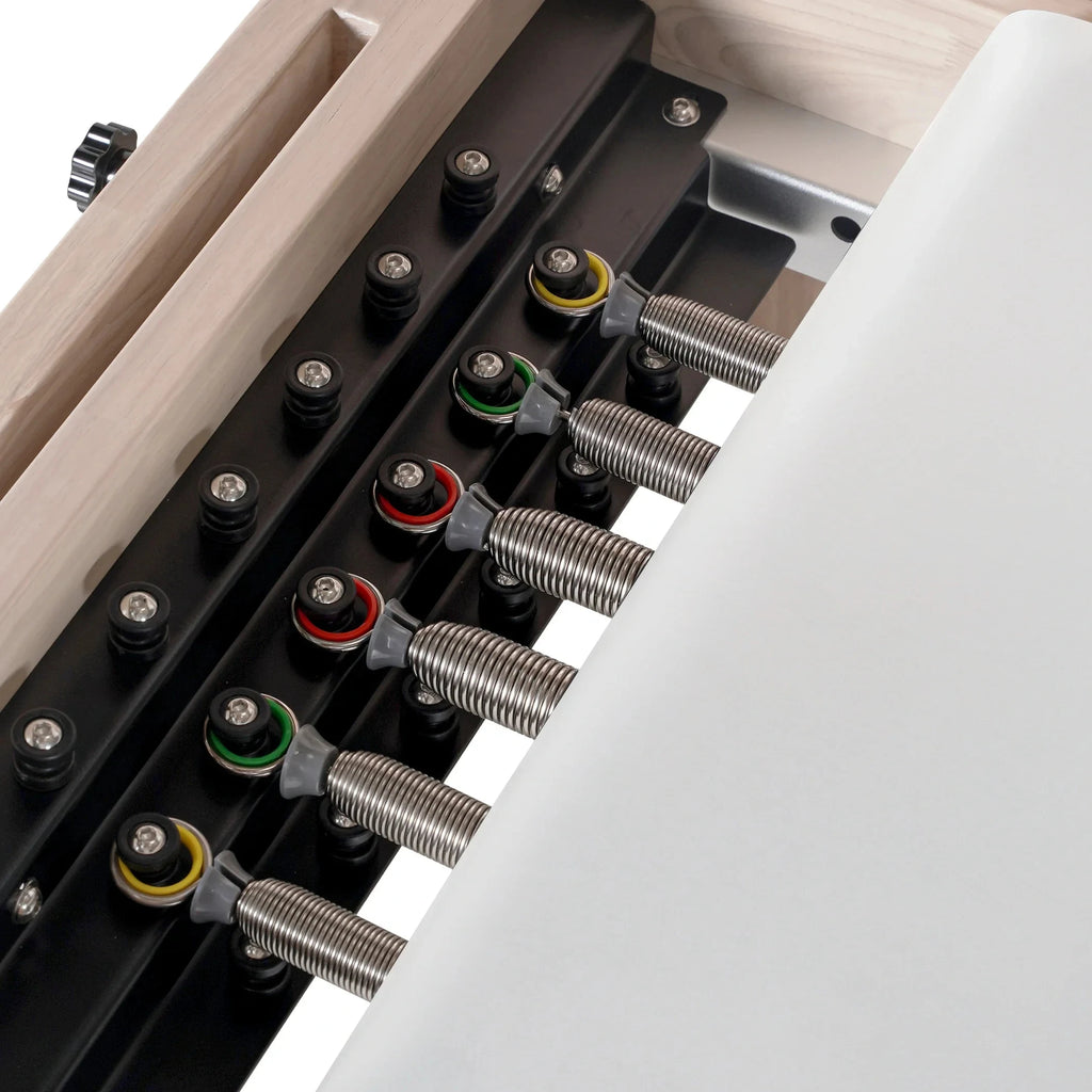Maple Wood Pilates Reformer Tower Black 243x78cm