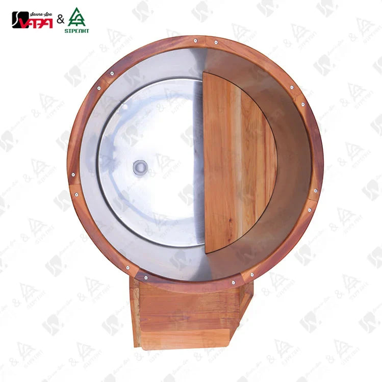 Custom Red Cedar Cold Plunge Tub Alfresco Outdoor Living Australia