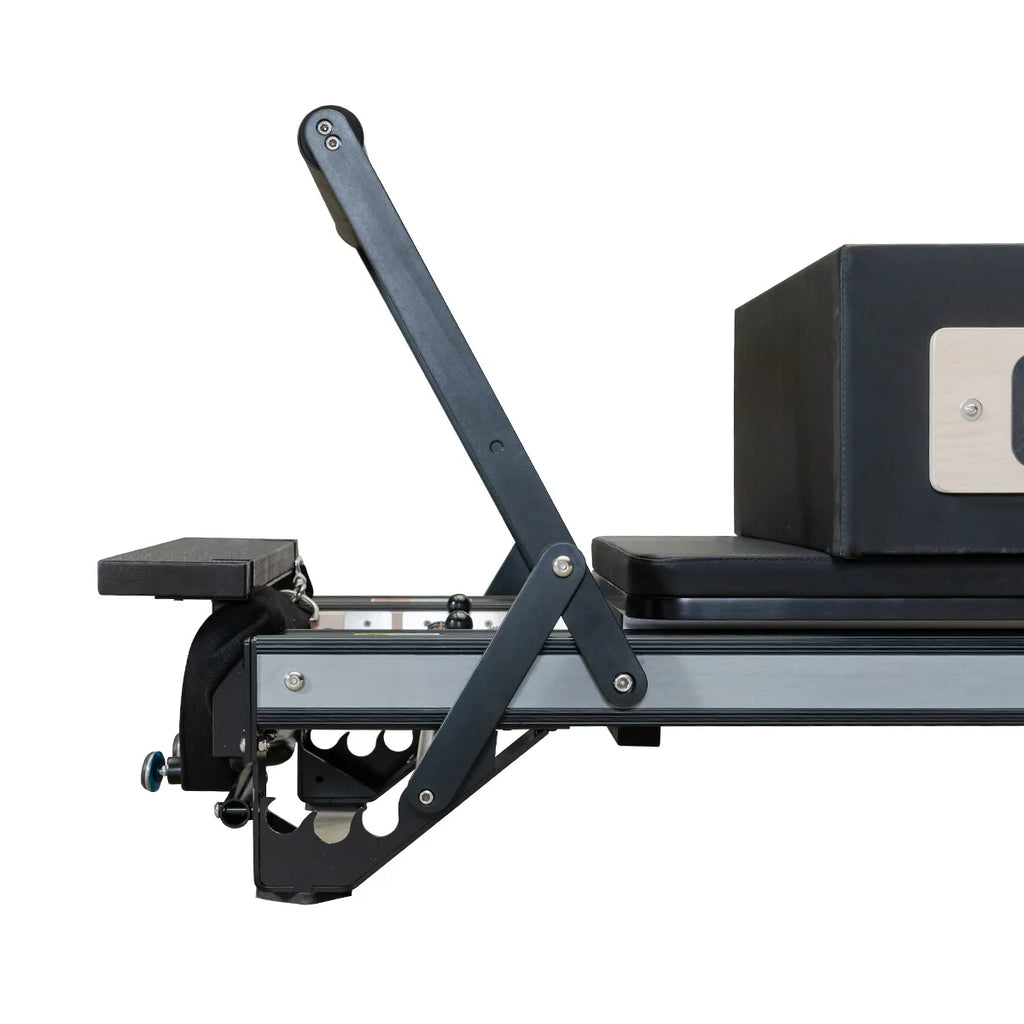 Aluminum Pilates Reformer Machine Black 253cm