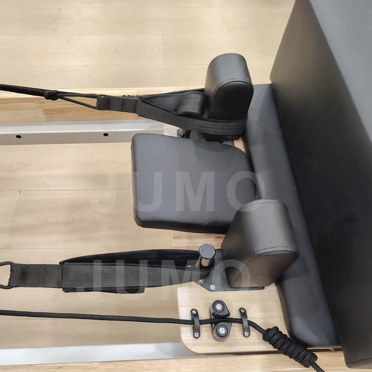Oak Wood Pilates Reformer with Tower 2450x730x2000mm