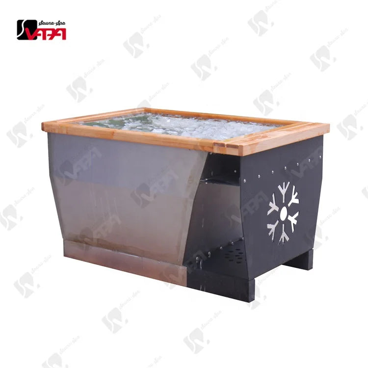 Stainless Steel Cold Plunge Bathtub Modern Design for Alfresco Outdoor Living Australia