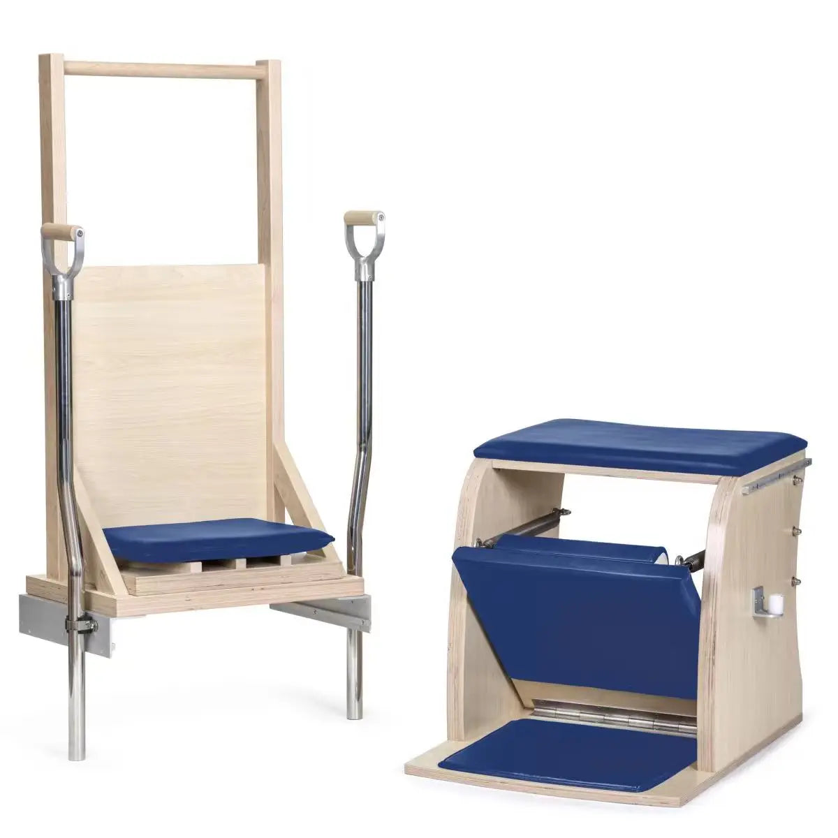 Wunda Pilates Chair Maple Wood Studio Equipment 74x63x165cm