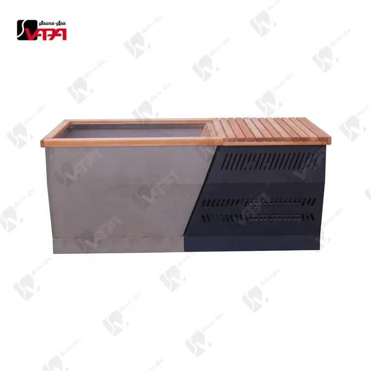 Cold Plunge Tub Stainless Steel Sculptural Alfresco Outdoor Living Australia