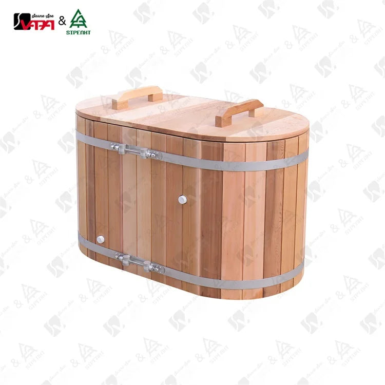 Cedar Sauna Bathtub Steam Set Modern Alfresco Outdoor Living Australia