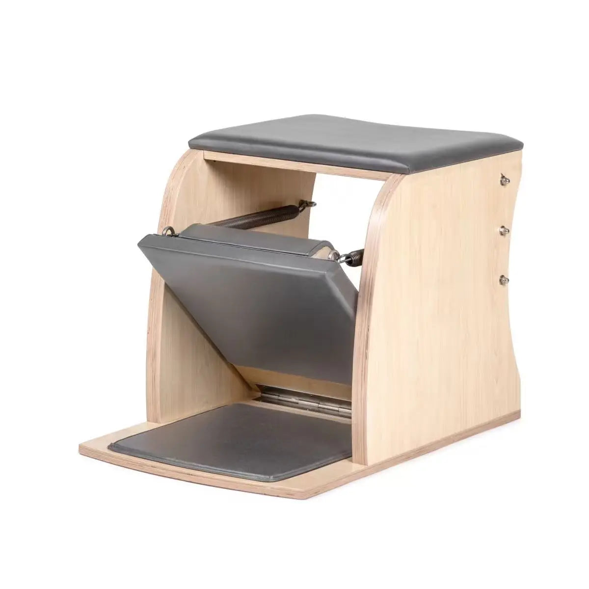 Adjustable Maple Wunda Chair Pilates Equipment Black 74x53x57cm