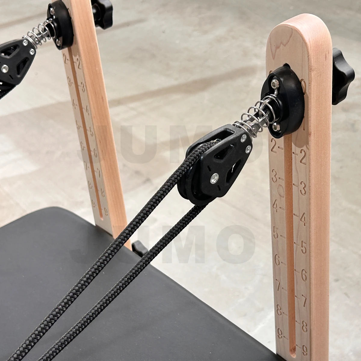 Maple Wood Pilates Reformer Machine Studio Grade Adjustable Resistance