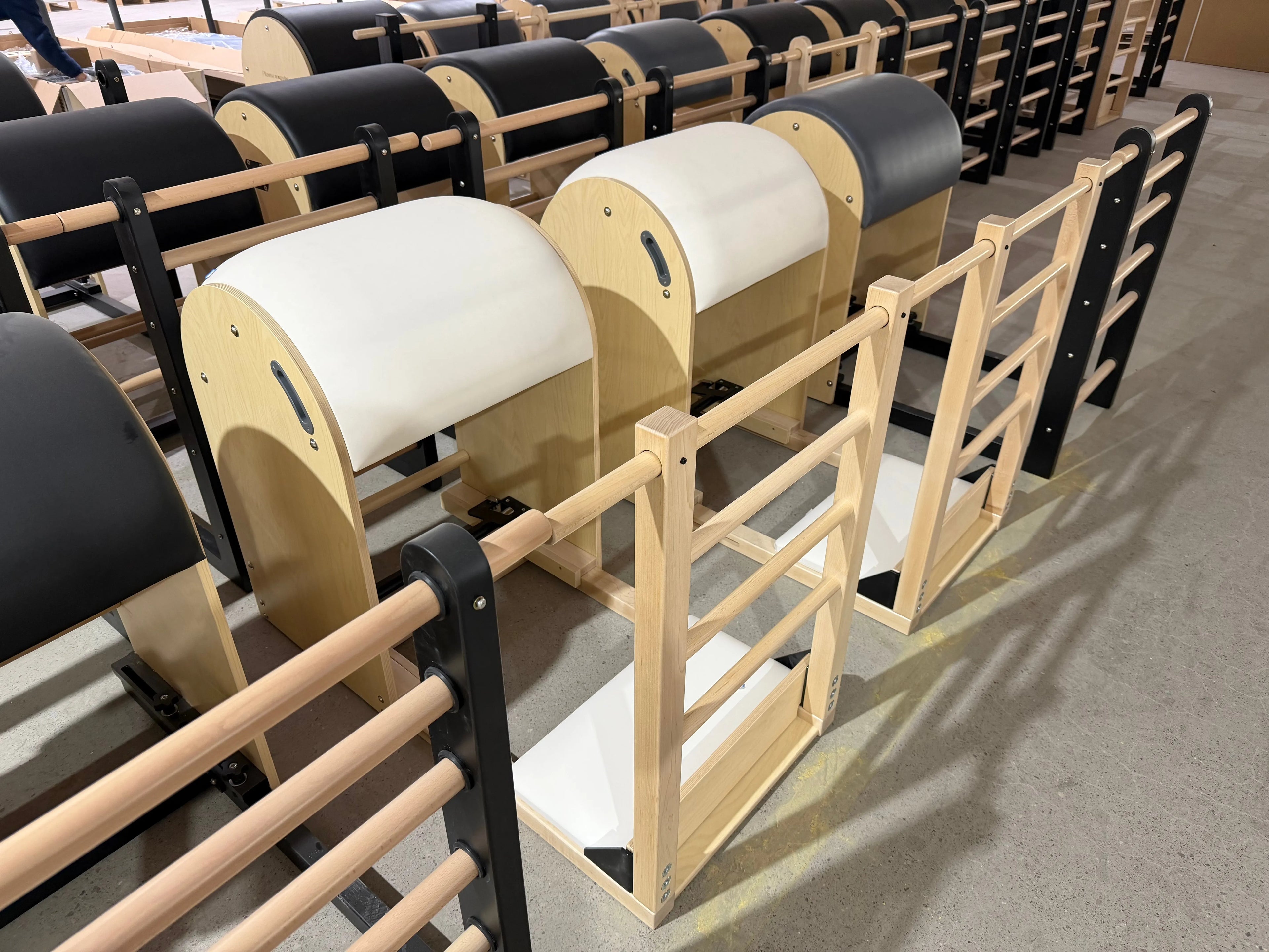 Elite Maple Pilates Ladder Barrel Studio Fitness Equipment