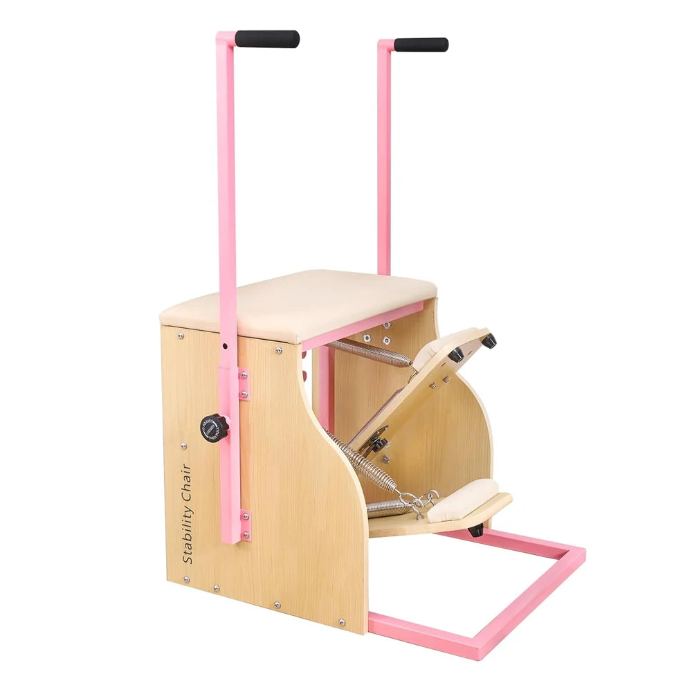 Maple Wood Wunda Pilates Chair Split Pedal Stability Equipment