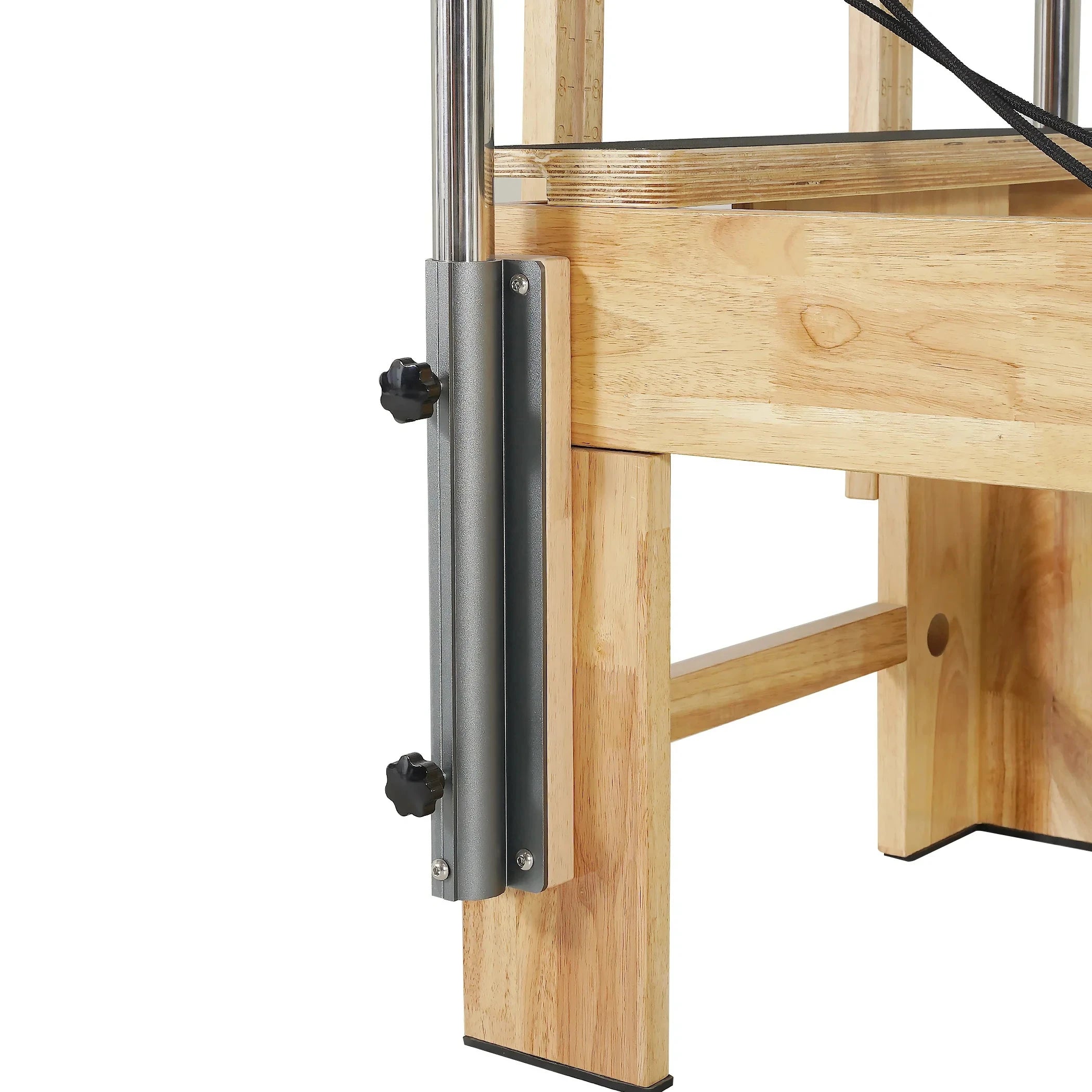 Oak Wooden Pilates Reformer Cadillac Full Trapeze Table