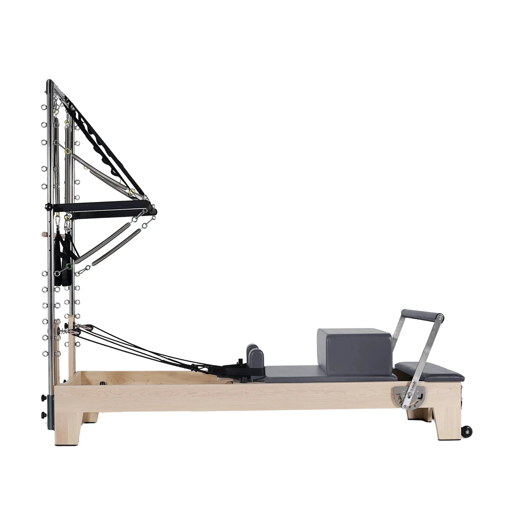 Professional Maple Wood Pilates Reformer Tower with Half Trapeze