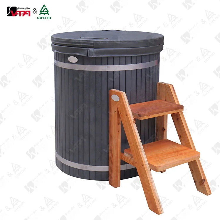 Custom Outdoor Ice Bath Red Cedar Alfresco Outdoor Living Australia