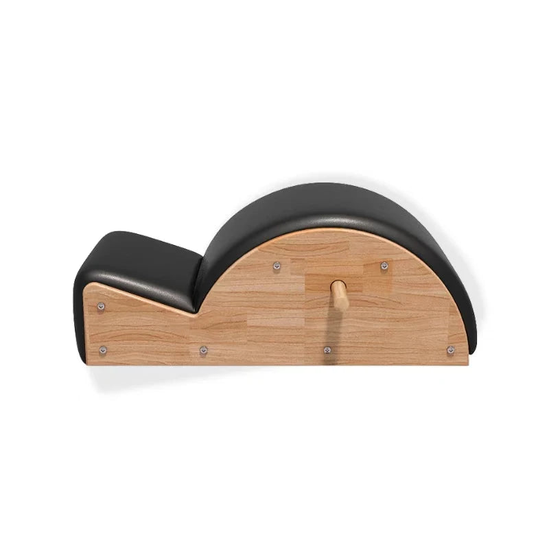Adjustable Oak Pilates Spine Corrector and Yoga Arch Trainer