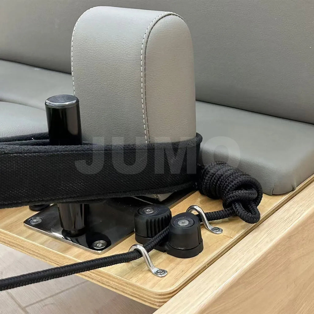 Customized Oak Wood Pilates Reformer Studio Training Machine Black