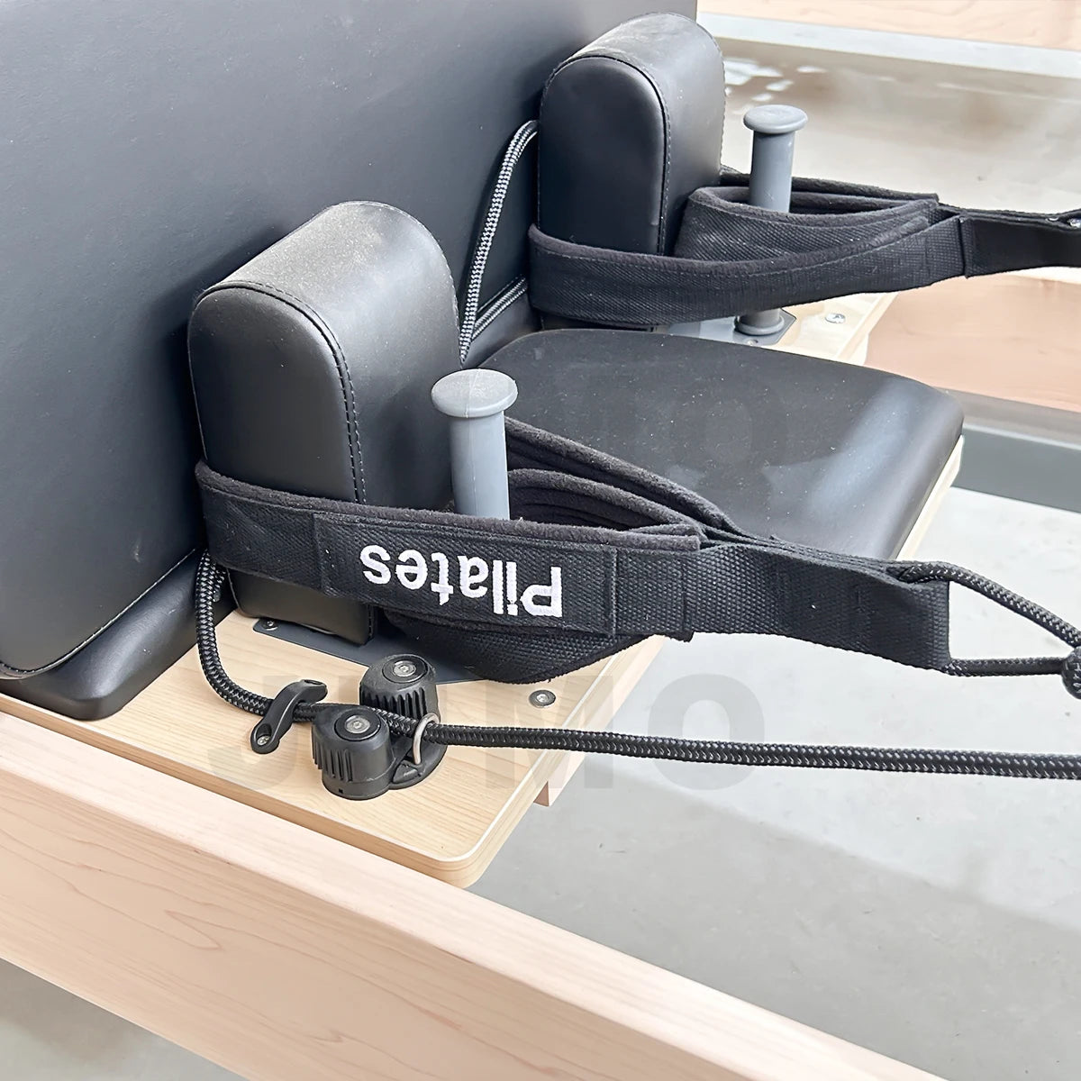 Maple Wood Pilates Reformer Machine Studio Grade Adjustable Resistance