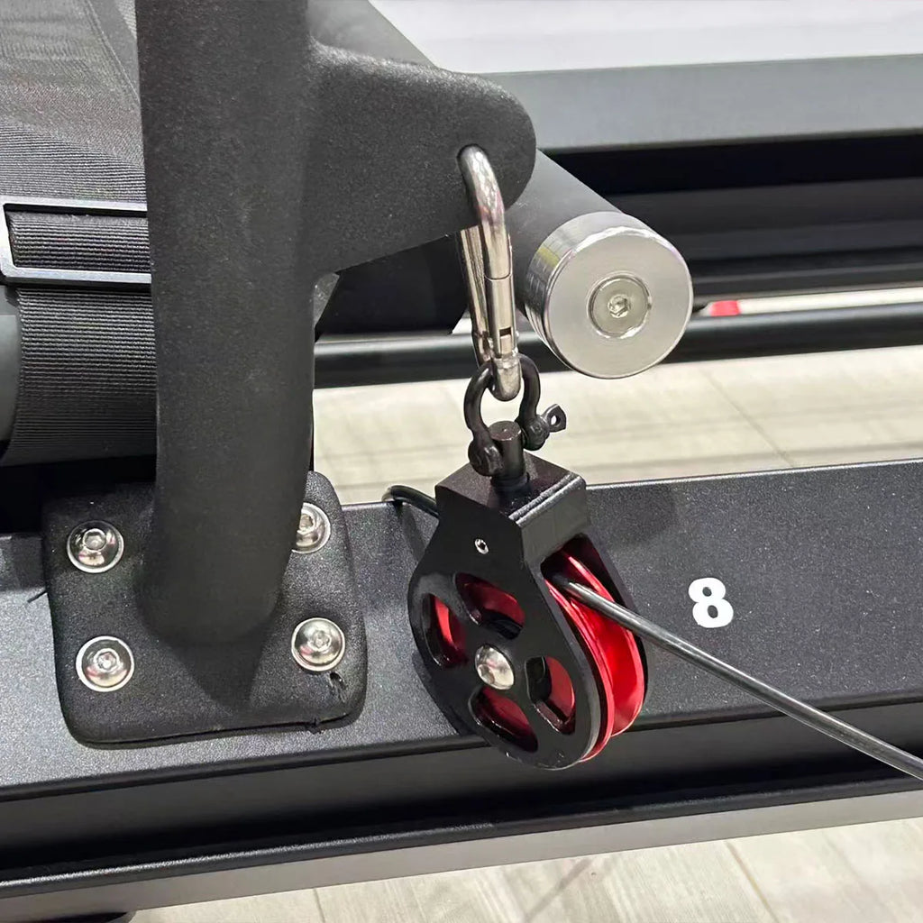Studio-Grade Aluminum Pilates Reformer Machine 332cm Black