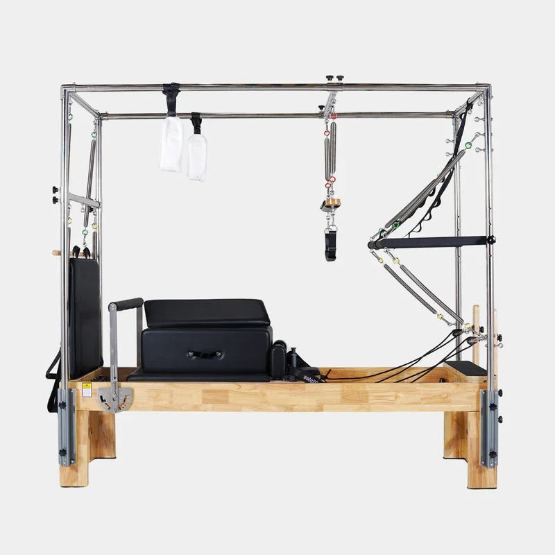 Oak Wood Cadillac Reformer Pilates Machine Commercial Grade