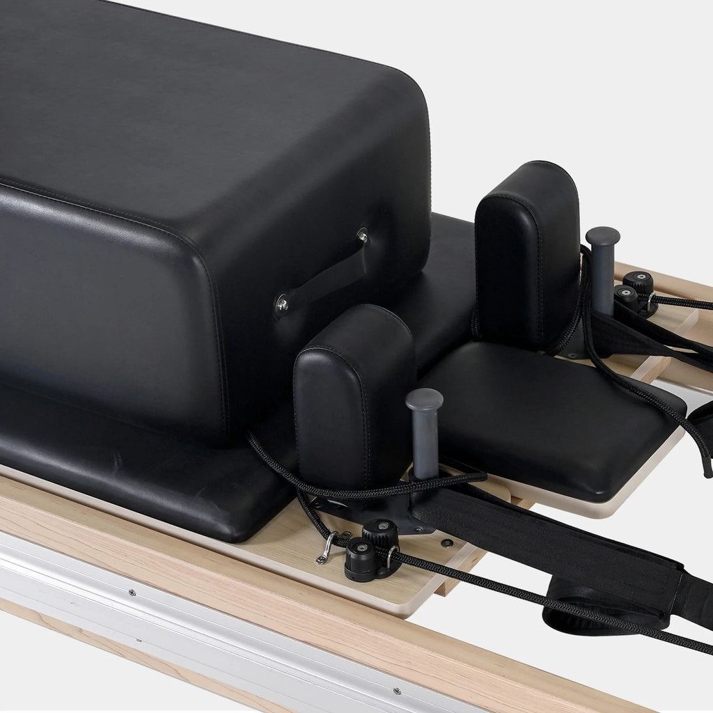 Infinity Footbar Pilates Reformer Tower Maple Wood 233cm