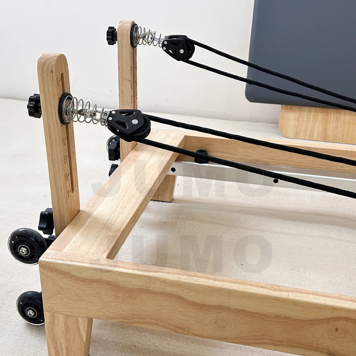 Jumo Oak Wood Pilates Reformer Foldable 2550mm