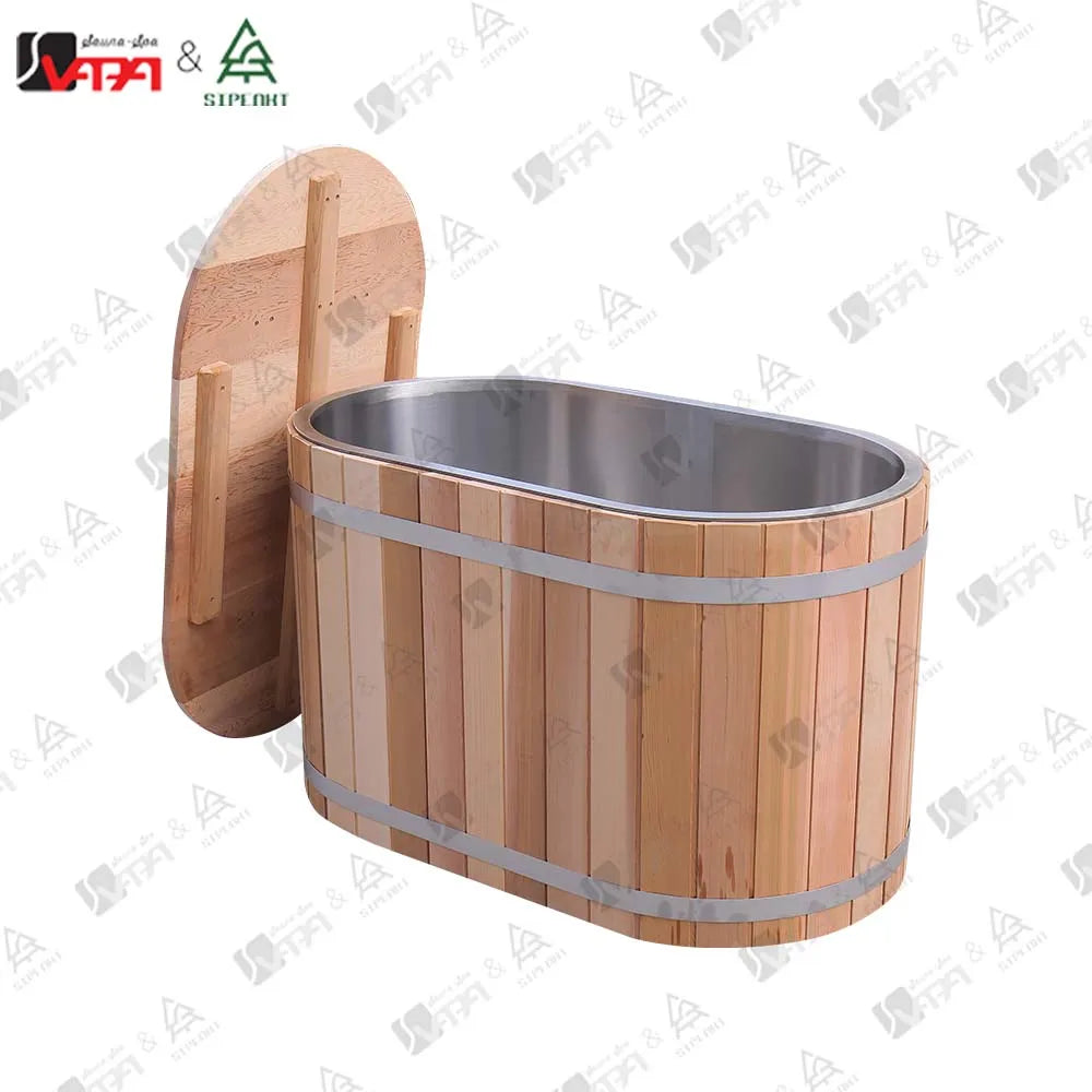 Designer Plunge Tub Nordic Solid Wood Alfresco Outdoor Living Australia